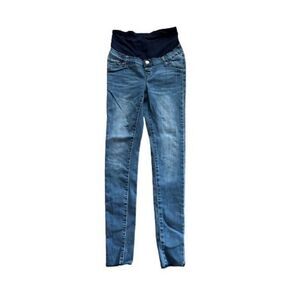Blue Skinny Maternity Jeans (A2)‎
